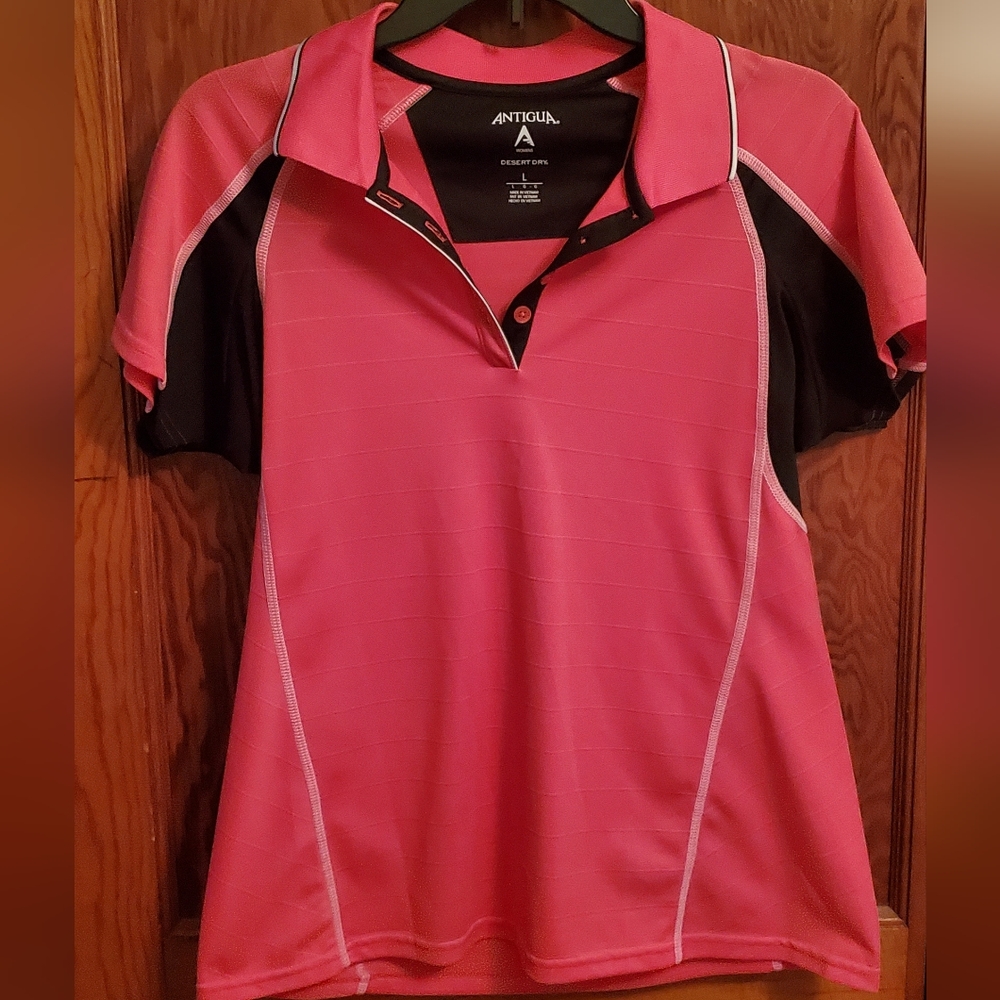 Antigua Ladies Golf Shirt  L